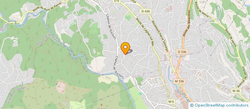 localisation de l'entreprise MONSIEUR MIROSLAW TURCZYNOWSKI  LA COLLE-SUR-LOUP