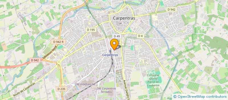 localisation de l'entreprise MONSIEUR MIROSLAW ZABIELSKI à CARPENTRAS