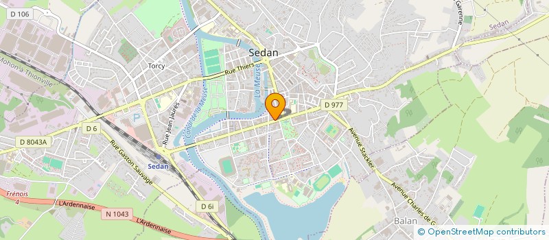 localisation de l'entreprise MONSIEUR MIRSAD ZIVOLI  SEDAN