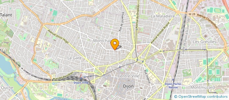 localisation de l'entreprise MONSIEUR MIRVAN YOUSEF à DIJON