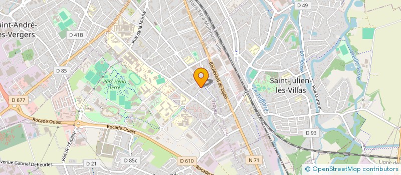 localisation de l'entreprise MONSIEUR MIRWAIS GHULAMI  TROYES