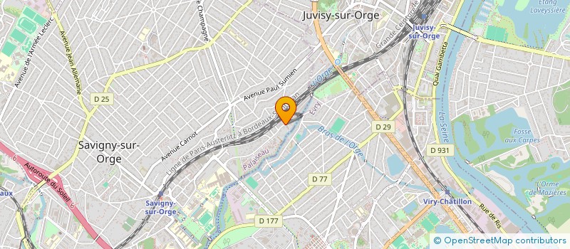 localisation de l'entreprise MONSIEUR MIRWAIS HAYDARI à SAVIGNY-SUR-ORGE