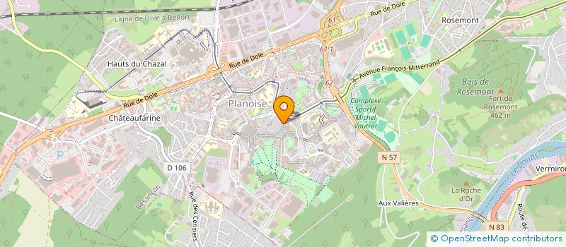 localisation de l'entreprise MONSIEUR MIRWAIS MOHAMMADI  BESANCON