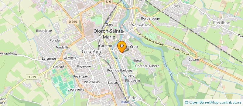 localisation de l'entreprise MONSIEUR MIRWAIS NASERI  OLORON-SAINTE-MARIE