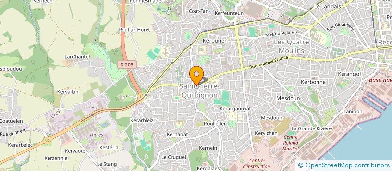 localisation de l'entreprise MONSIEUR MIRWALI AHMADZAI à BREST