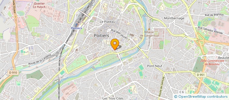 localisation de l'entreprise MONSIEUR MIRWALI SHINWARI  POITIERS