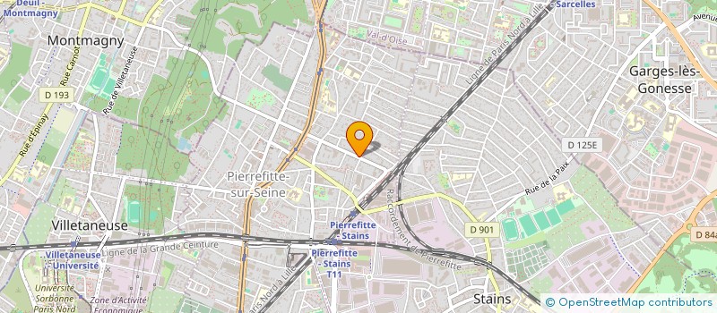 localisation de l'entreprise MONSIEUR MIRWIS WATANDOST à PIERREFITTE-SUR-SEINE