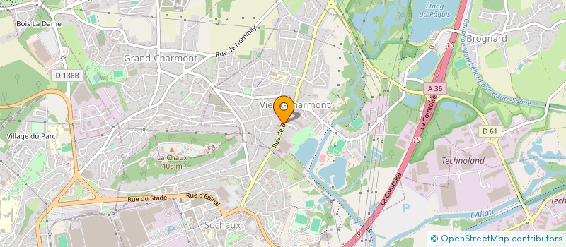 localisation de l'entreprise MONSIEUR MIRZA SULJIC  SOCHAUX