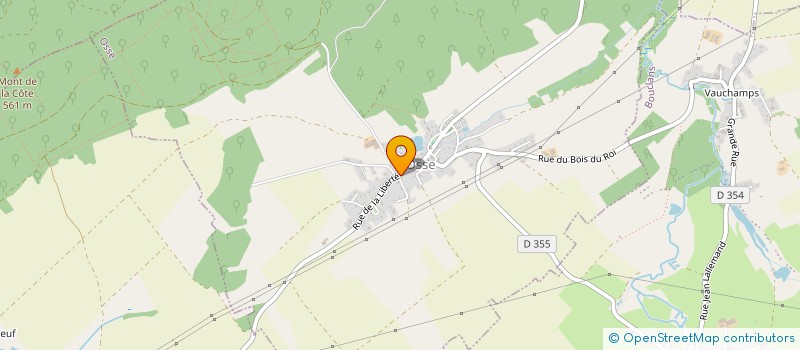 localisation de l'entreprise MONSIEUR MIRZET HUSEJINOVIC  OSSE