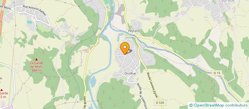 localisation de l'entreprise MONSIEUR MIRZET TURKANOVIC  SAINT-GERMAIN-LAPRADE