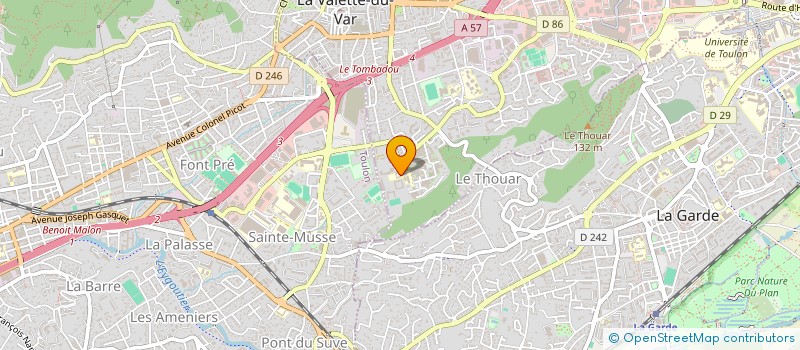 localisation de l'entreprise MONSIEUR MISAEL MAIBECHE à LA VALETTE-DU-VAR