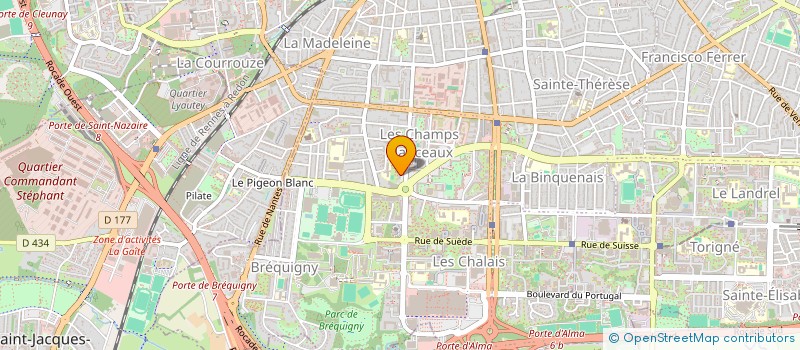 localisation de l'entreprise MONSIEUR MISAEL SALINAS-LOPEZ  RENNES