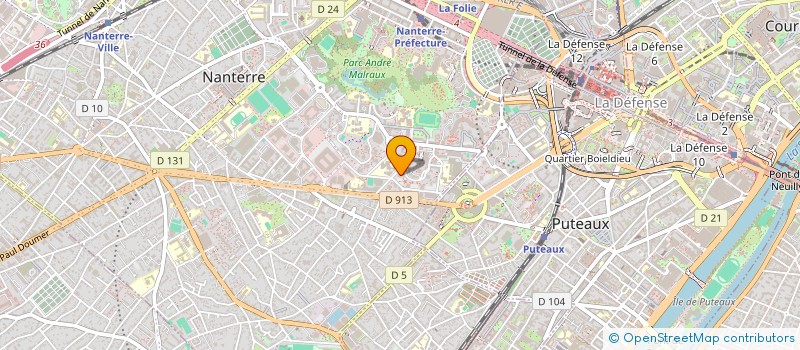 localisation de l'entreprise MONSIEUR MISBAH SAJU  NANTERRE