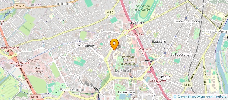 localisation de l'entreprise MONSIEUR MISBAHA KAMAL  TOULOUSE
