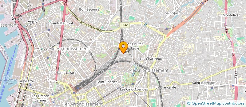 localisation de l'entreprise MONSIEUR MISCIPSA AZOUAOU  MARSEILLE