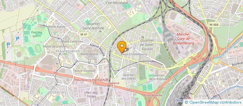 localisation de l'entreprise MONSIEUR MISSAOUDINE AHMED à STRASBOURG