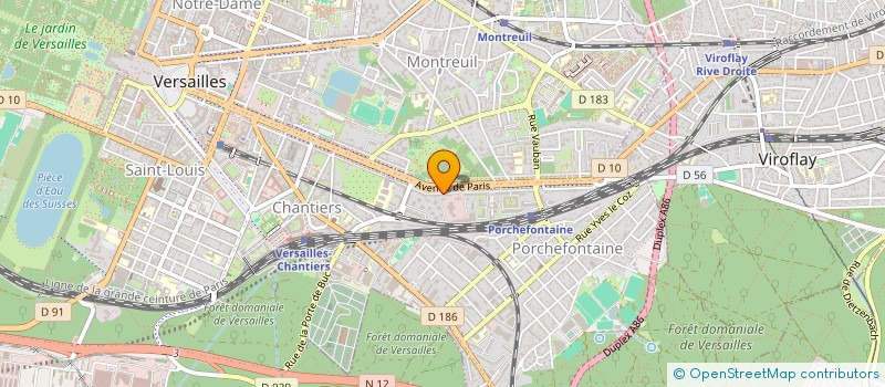 localisation de l'entreprise MONSIEUR MISSIEMOU JUNIOR MAN à VERSAILLES