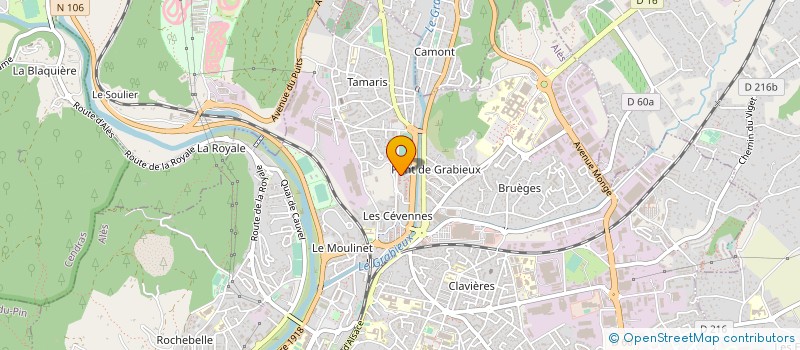 localisation de l'entreprise MONSIEUR MISSONE AIT HABIB à ALES