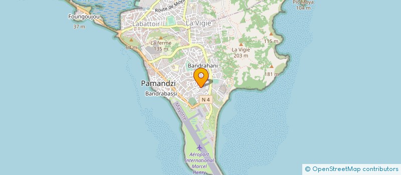 localisation de l'entreprise MONSIEUR MISTOIHI AHAMADI à PAMANDZI