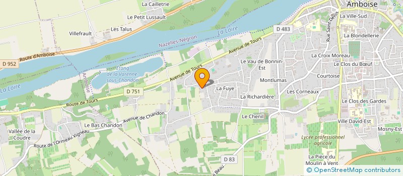 localisation de l'entreprise MONSIEUR MITCHEL COPLEY  POCE-SUR-CISSE