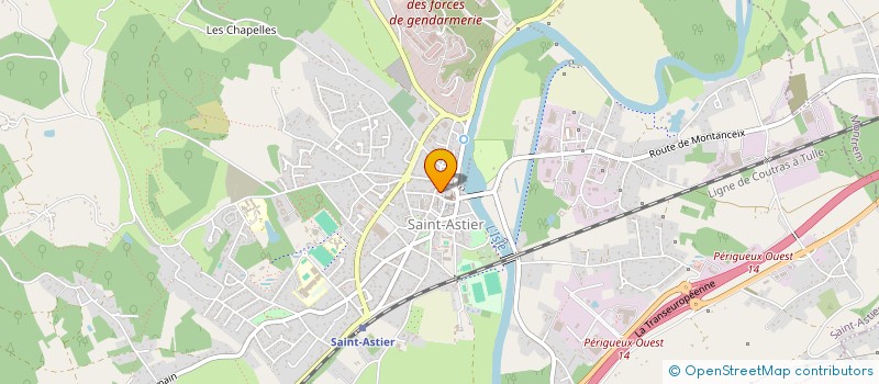 localisation de l'entreprise MONSIEUR MITCHELL MARSHALL  SAINT-ASTIER