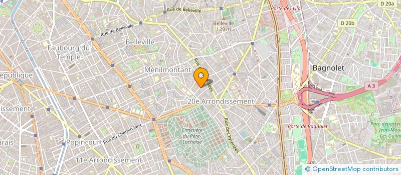 localisation de l'entreprise MONSIEUR MITCHELL SANTACRUZ  PARIS