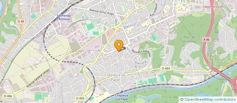 localisation de l'entreprise MONSIEUR MITEL-GABRIEL OITA  RILLIEUX LA PAPE