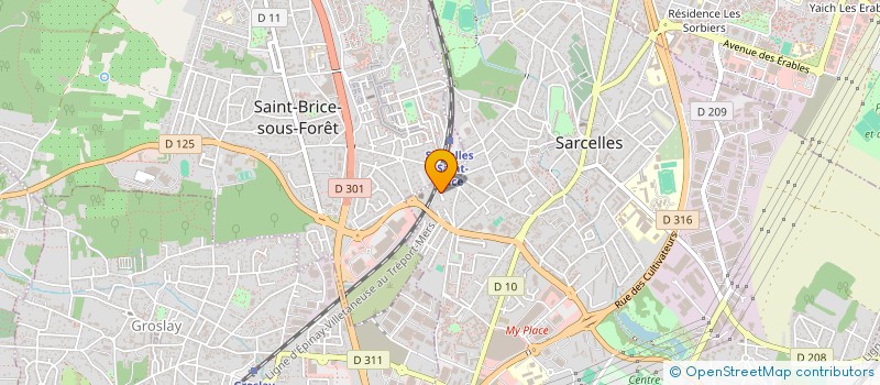 localisation de l'entreprise MONSIEUR MITHULAN AMIRTHANATHAR  SARCELLES