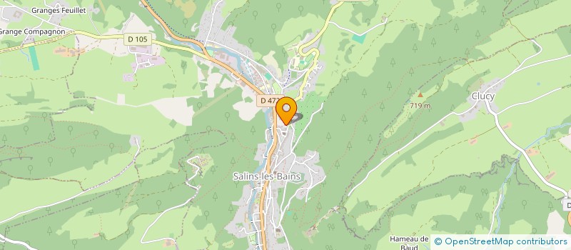 localisation de l'entreprise MONSIEUR MITHUN AHMED  SALINS-LES-BAINS