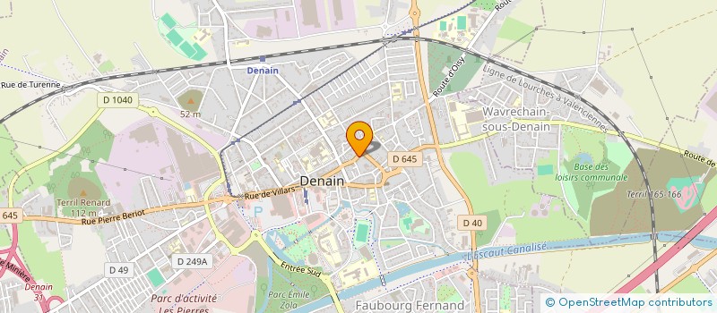 localisation de l'entreprise MONSIEUR MITICA CONSTANTIN  DENAIN