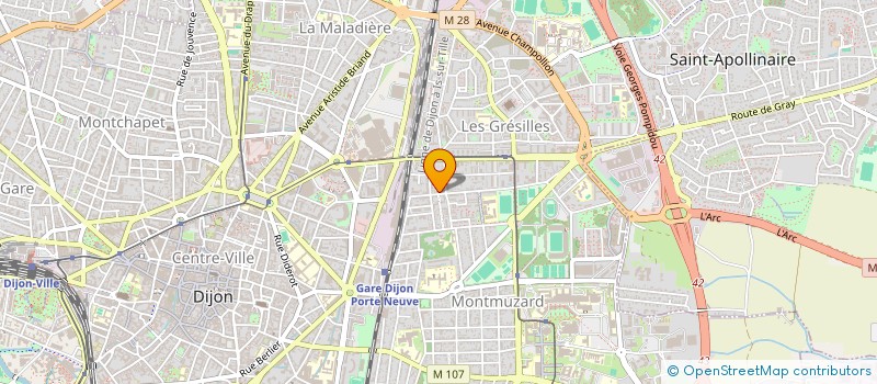 localisation de l'entreprise MONSIEUR MITKO ARABADZHIEV à DIJON