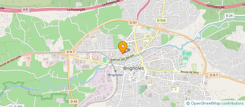 localisation de l'entreprise MONSIEUR MITSUKO MUTO à BRIGNOLES