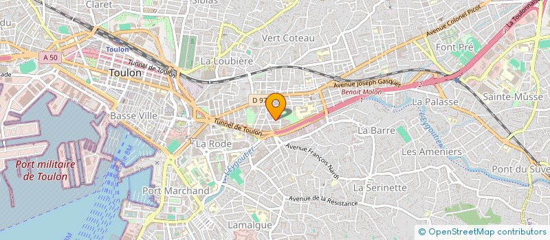 localisation de l'entreprise MONSIEUR MITSUYORI SOMEYA  TOULON