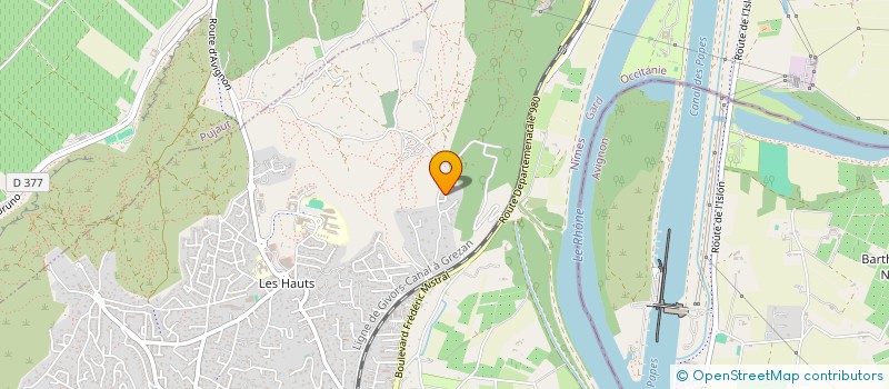 localisation de l'entreprise MONSIEUR MITU BAZAVAN  VILLENEUVE-LES-AVIGNON