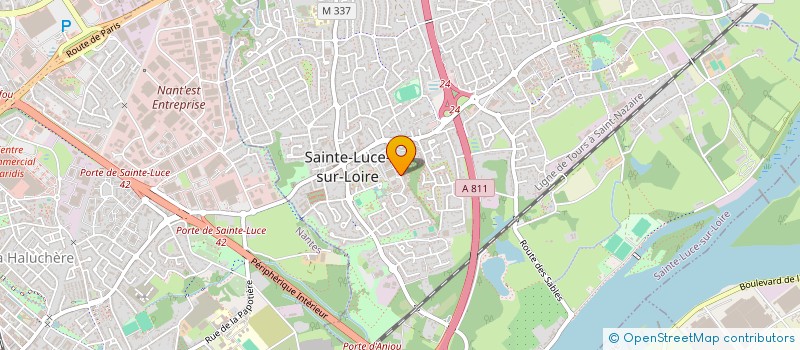 localisation de l'entreprise MONSIEUR MITU VADUVA  SAINTE-LUCE-SUR-LOIRE