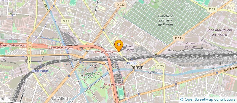 localisation de l'entreprise MONSIEUR MLADEN GEORGIEV STEFANOV à PANTIN