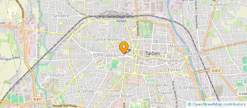 localisation de l'entreprise MONSIEUR MLAMALI ATTOUMANI  TARBES