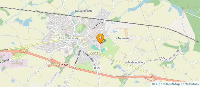 localisation de l'entreprise MONSIEUR MLAPA AKOMLO  LA CHAIZE-LE-VICOMTE