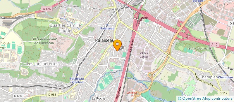 localisation de l'entreprise MONSIEUR MLY RACHID ALAOUI HAMDI  PALAISEAU