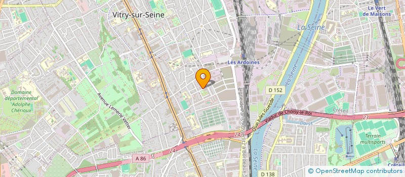 localisation de l'entreprise MONSIEUR MMDINA HENCHAA  VITRY-SUR-SEINE