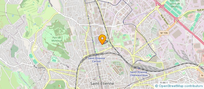 localisation de l'entreprise MONSIEUR MNOUAR ATBA BENATBA  SAINT-ETIENNE