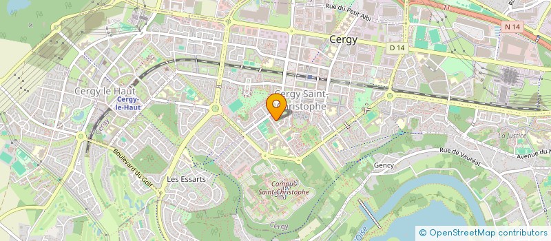 localisation de l'entreprise MONSIEUR MOAADE METALSI  NEAUFLES-SAINT-MARTIN