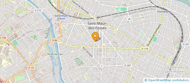 localisation de l'entreprise MONSIEUR MOACIR THIAGO RODRIGUES CHAVEIRO  SAINT-MAUR-DES-FOSSES