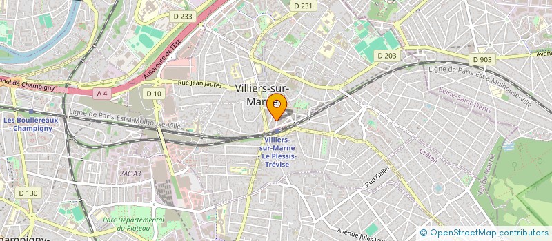 localisation de l'entreprise MONSIEUR MOACYR FERNANDO COSTA TAVARES à VILLIERS-SUR-MARNE