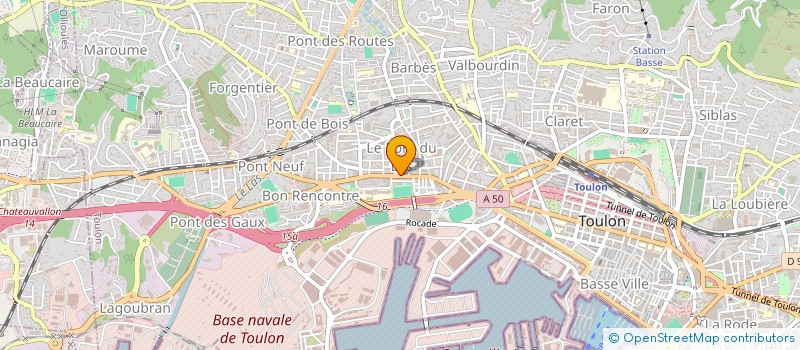 localisation de l'entreprise MONSIEUR MOAD ABAAROUR  TOULON