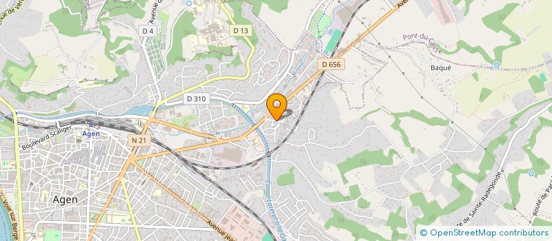 localisation de l'entreprise MONSIEUR MOAD FARKH  AGEN