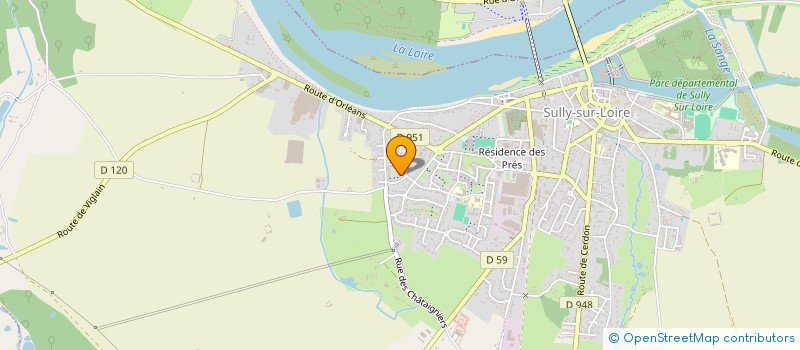 localisation de l'entreprise MONSIEUR MOAD KHOUTI CHELLIK à SULLY-SUR-LOIRE