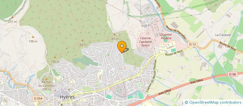 localisation de l'entreprise MONSIEUR MOAHMMED AADLANI  HYERES