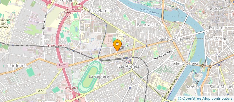 localisation de l'entreprise MONSIEUR MOAHSANE KERCENNA à TOULOUSE