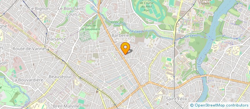 localisation de l'entreprise MONSIEUR MOANA GEORGEON  NANTES